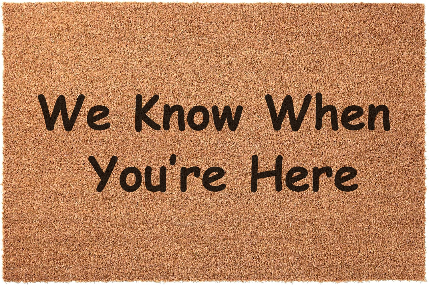 We know when you are here
