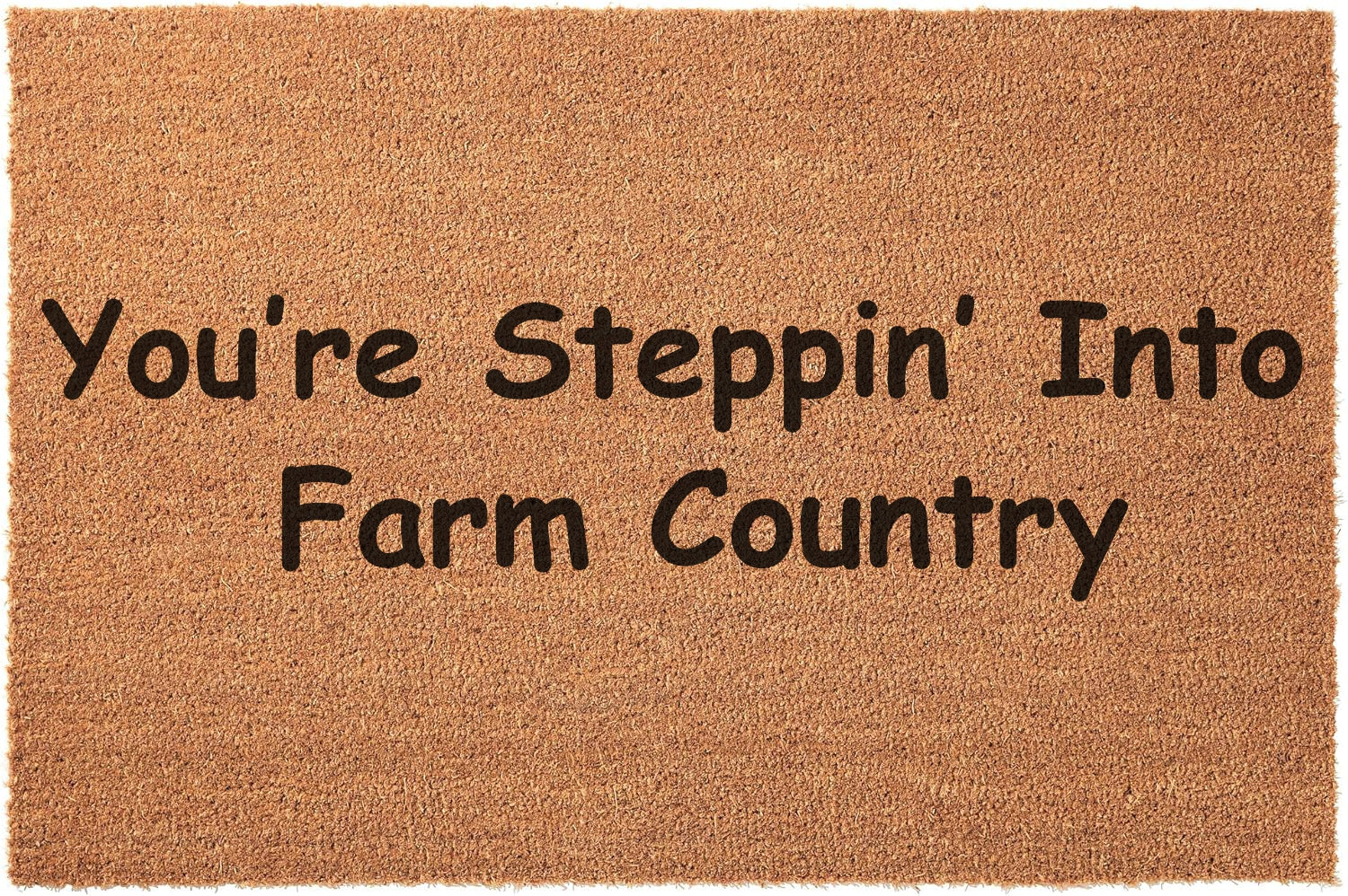 You are stepping into farm country